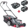 AL-KO 382 Li R Premium 18V Bosch Home & Garden Compatible 3-in-1 Push Cordless Lawn Mower (with 2 X 5Ah Batteries & Fast Charger)