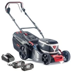 AL-KO 36V 46.2 Li SP-W Comfort 3-in-1 Self-Propelled Cordless Lawn Mower (with 2 X 4Ah Batteries & Fast Charger)