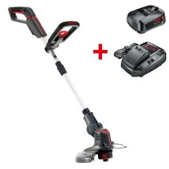 AL-KO GT 1825 18V Bosch Home & Garden Compatible Cordless Grass Trimmer / Lawn Edger (with 2.5Ah Battery & Charger) (Bundle Builder)
