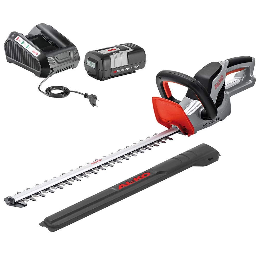 AL-KO 36V HT 4055 Comfort Cordless Hedge Trimmer Kit (with 4Ah Battery & Charger)