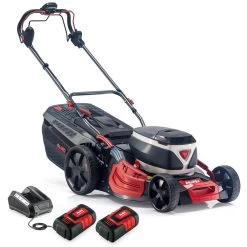 AL-KO 36V 512 Li VS-W Premium 4-in-1 Variable Speed Cordless Lawn Mower (with 2 X 5Ah Batteries & Fast Charger)
