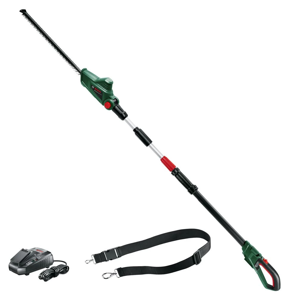 Bosch UniversalHedgePole 18V Cordless Long Reach Hedge Trimmer (with 2.5Ah Battery & Charger) (Bundle Builder)