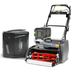 Cobra Fortis 20E 51cm/20" Battery-Powered Cylinder Lawn Mower (with 2 X EGO 6Ah 56V Batteries & Rapid Charger)