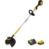 DeWalt DCM561P1S-GB 18V XR Cordless Grass Trimmer (with 5Ah Battery & Charger)