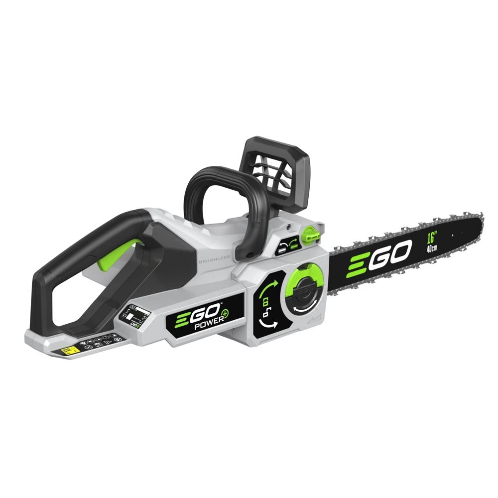 EGO Power+ CS1614E 40cm 56V Lithium-Ion Cordless Chainsaw (with 5.0Ah Battery & Fast Charger) - Image 4