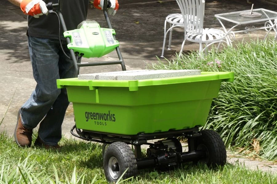 GreenWorks GWG40GC 100kg G-MAX 40V Self-Propelled Garden Cart (Bare Tool) - Image 4