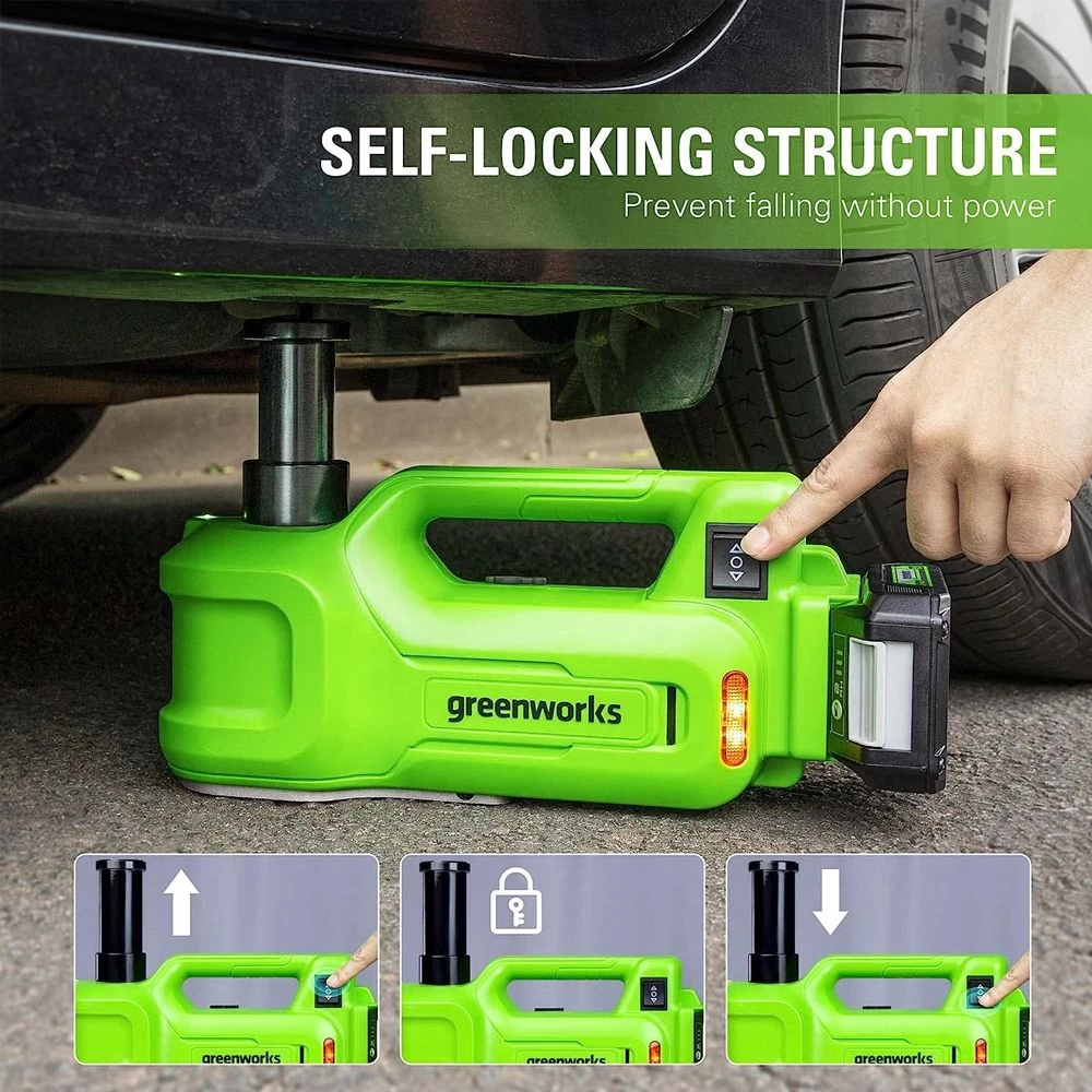 GreenWorks G24JACK 24V Cordless Car Jack (Bare Tool) - Image 4