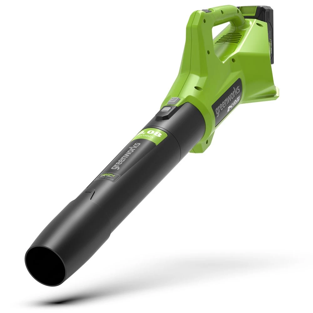 GreenWorks G24ABK2 24V Cordless Axial Blower (with 2Ah Battery And Charger) - Image 2