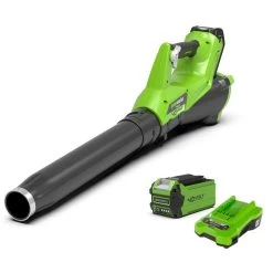 GreenWorks G40ABK2 G-MAX 40V Cordless Axial Blower (with 1 X 2Ah Battery And 2A Standard Charger) (Bundle Builder)