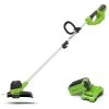 GreenWorks G40LTK2 G-MAX 40V Front Mount Cordless Grass Trimmer (with 1 X 2Ah Battery And 2A Charger) (Bundle Builder)