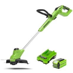 GreenWorks G40T5K2 G-MAX 40V Cordless Grass Trimmer / Edger (with 1 X 2Ah Battery And 2A Charger)