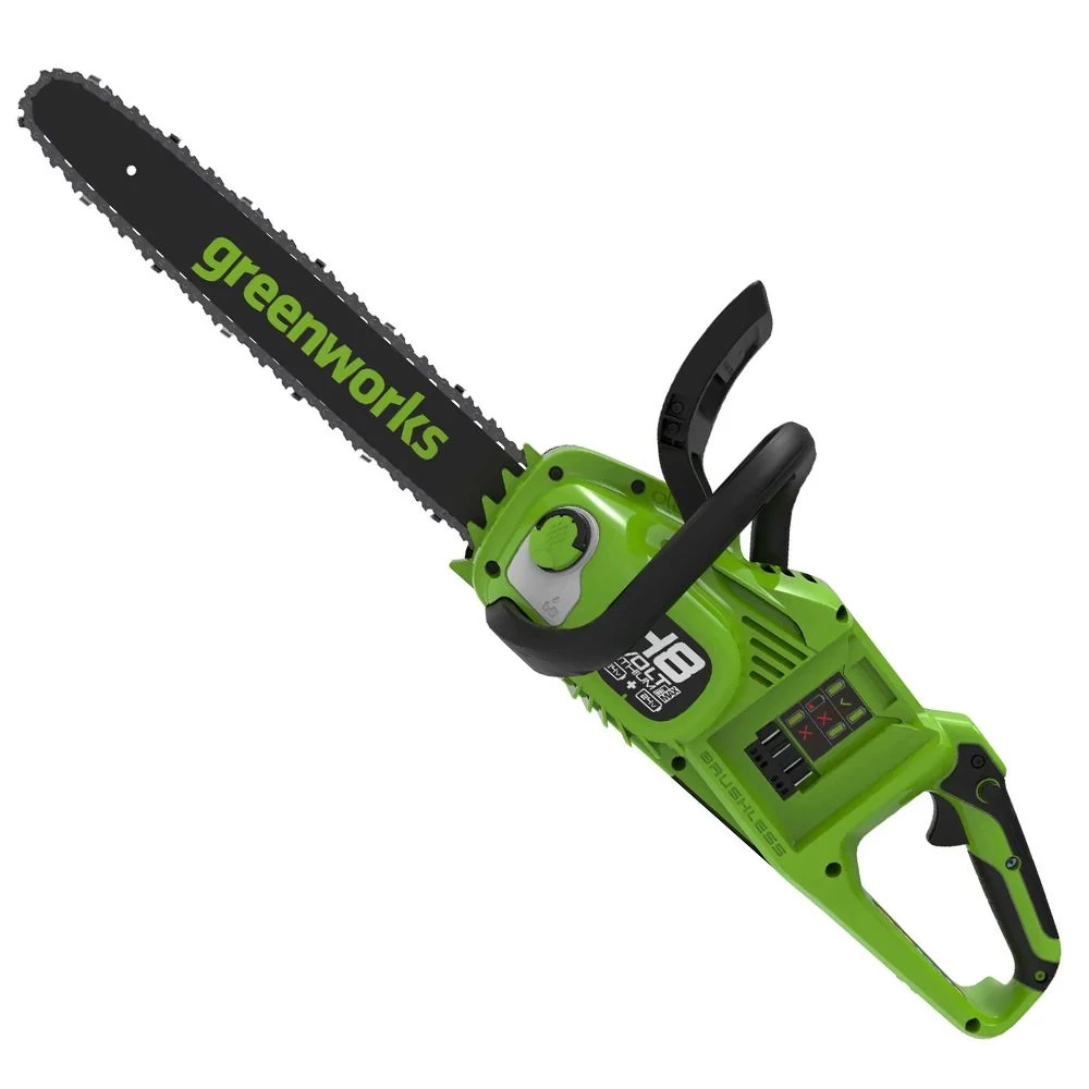 GreenWorks GD24X2CS36K4X DigiPro 48V (2 X 24V) Cordless Chainsaw (with 2 X 4Ah Batteries & Charger) (Bundle Builder) - Image 2