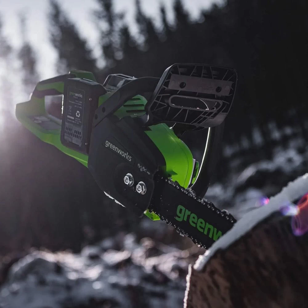 GreenWorks GD24X2CS36 DigiPro 48V (2 X 24V) Cordless Chainsaw (Bare Tool) - Image 5