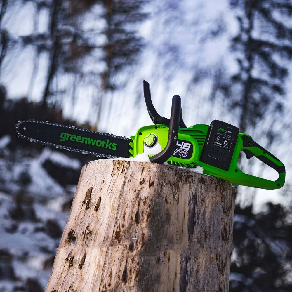 GreenWorks GD24X2CS36 DigiPro 48V (2 X 24V) Cordless Chainsaw (Bare Tool) - Image 2