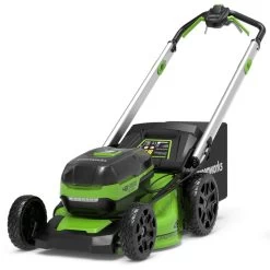 GreenWorks GD24X2LM46SP4 4-in-1 46cm 48V Self-Propelled Cordless Lawn Mower With 4 Battery Slots (Bare Tool)
