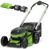 GreenWorks GD24X2LM46SP4K4K 4-in-1 46cm 48V Self-Propelled Cordless Lawn Mower With 4 Battery Slots (with 2 X 4Ah Batteries & Twin 2A Charger)