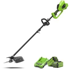 GreenWorks GD40BCK2X G-MAX DigiPro 40V Cordless Trimmer (with 2 X 2Ah Batteries & 2A Charger) (Bundle Builder)