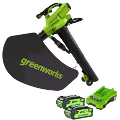 GreenWorks GD40BVIIK2X G-MAX DigiPro 40V Cordless Blower / Vacuum (2 X 2Ah Batteries & 2A Standard Charger) (Bundle Builder)