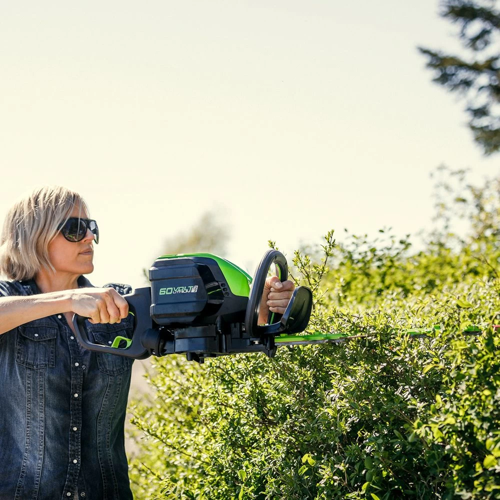 GreenWorks Pro GD60HT 60V Cordless Hedge Trimmer (Bare Tool) - Image 8