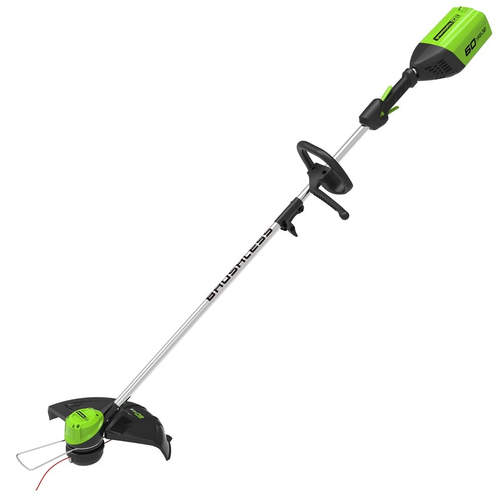 GreenWorks Pro GD60LTK2 60V Cordless Grass Trimmer (with 2Ah Battery & 2A Charger) (Bundle Builder) - Image 2