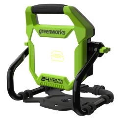 GreenWorks G24WL 24V Cordless / Mains Electric LED Work LIght (Bare Tool)