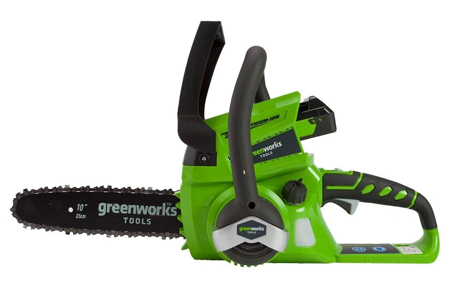 GreenWorks G24CSK2 24V Cordless Chainsaw (with 2Ah Battery And Charger) - Image 3