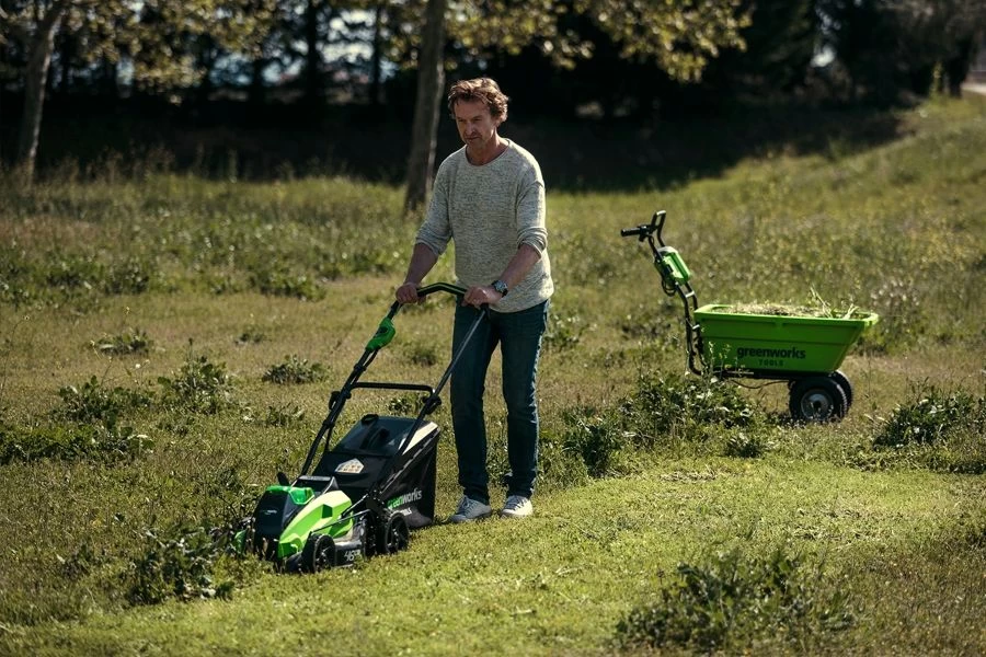 GreenWorks GWG40GC 100kg G-MAX 40V Self-Propelled Garden Cart (Bare Tool) - Image 9