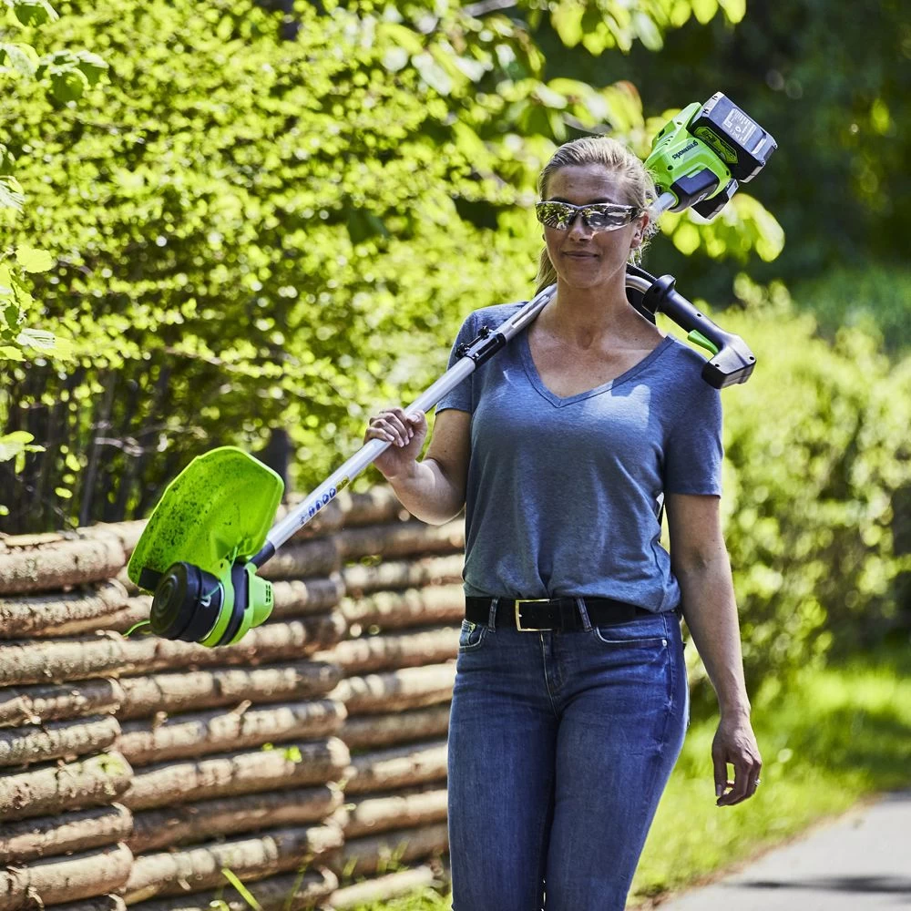 GreenWorks GD24X2BCB 48V (2 X 24V) Cordless Brush Cutter (Bare Tool) - Image 4