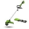 GreenWorks GD24X2LTK2X 48V (2 X 24V) Cordless Grass Trimmer (with 2 X 2Ah Batteries & 2A Charger)