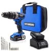 Hyundai HY2176 20V MAX Cordless Drill Driver & 13-Piece Drill Accessory Set