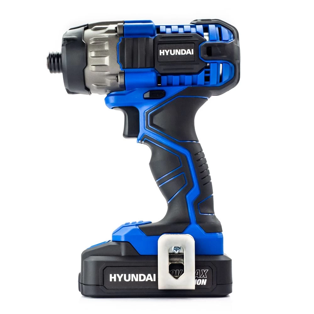 Hyundai HY2177 20V MAX 180Nm Cordless Impact Driver & 32 Piece Drill Bit Accessory Set - Image 9