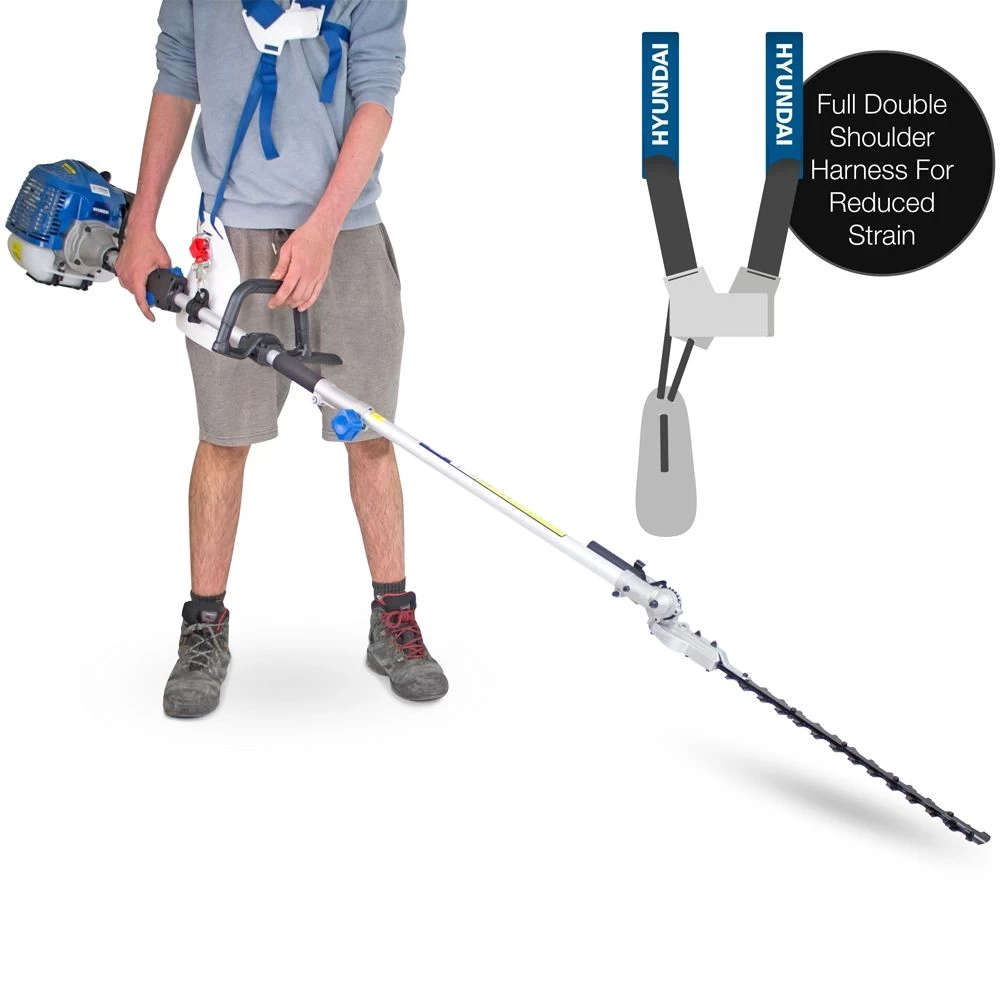 Hyundai HYPT5200X Long Reach Petrol Hedge Trimmer - Image 10