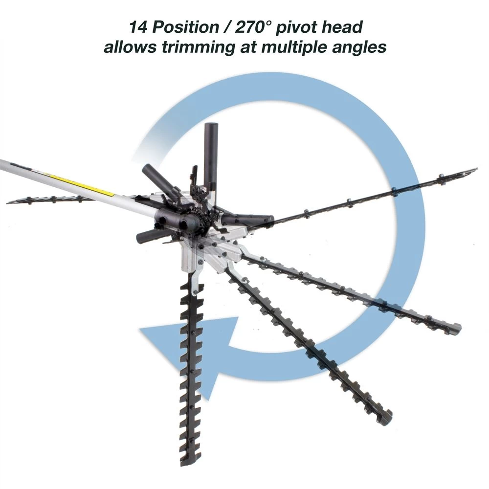 Hyundai HYPT5200X Long Reach Petrol Hedge Trimmer - Image 9