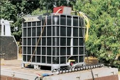 SCH W3200 Skid Mounted 900 Litre Hanging Basket Waterer (Electric Or Petrol Pump)