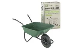 The Walsall Shire Multi Purpose Barrow In A Box - Green - Pneumatic Wheel