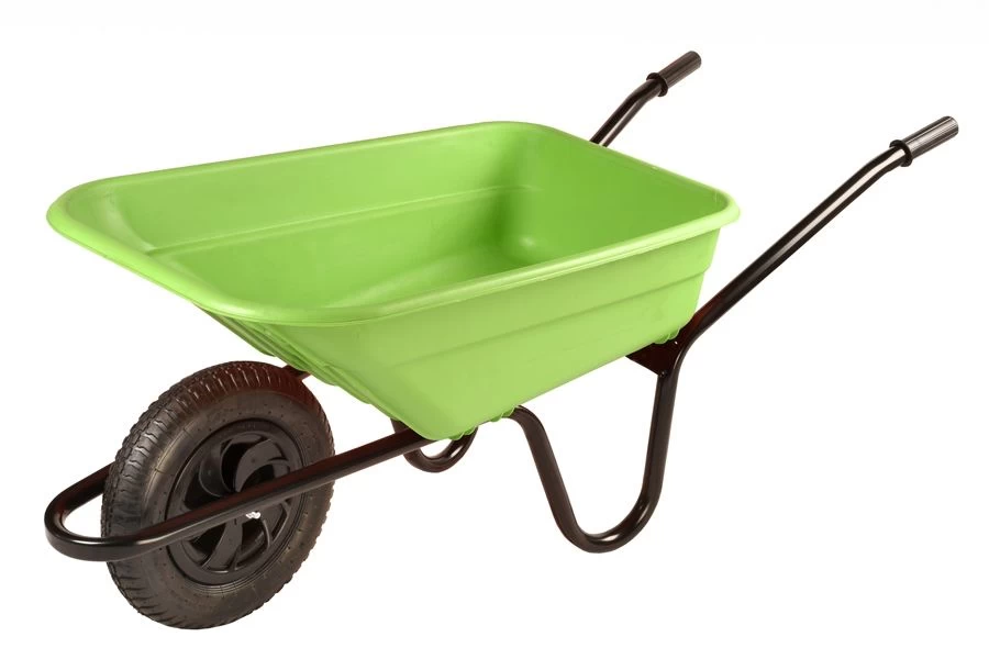 The Walsall Shire Multi Purpose Barrow In A Box - Lime - Pneumatic Wheel - Image 2