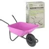 The Walsall Shire Multi Purpose Barrow In A Box - Pink - Pneumatic Wheel
