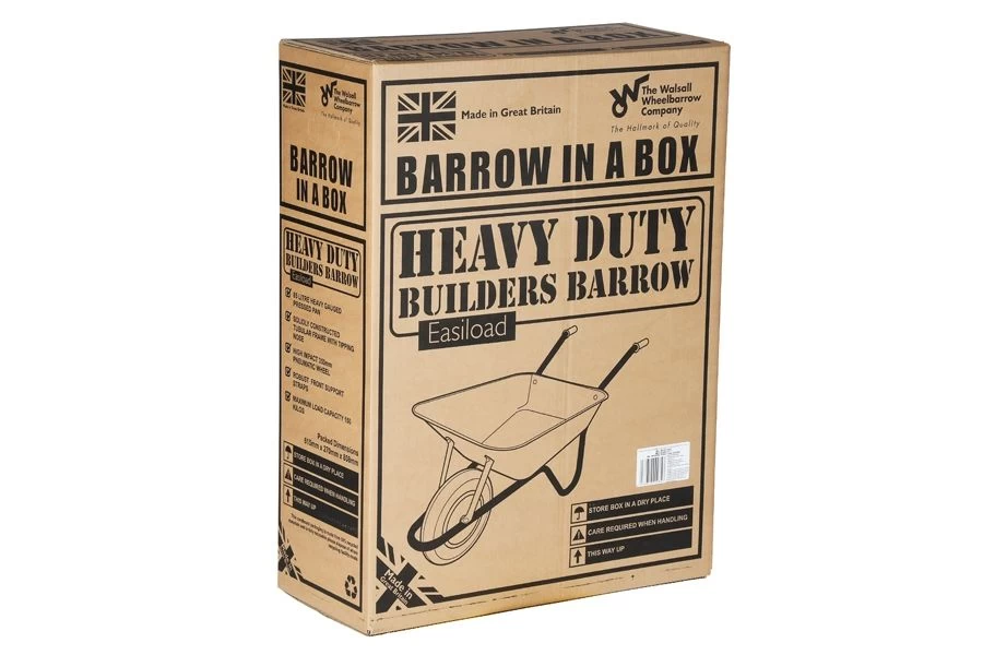 The Walsall Easiload Builders Barrow In A Box - Puncture-proof Wheel - Image 2