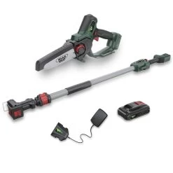 Webb Eco WEV20EXTPSB2 20V Cordless Mini Pruning Saw With Extension Pole (with 2Ah Battery & Charger)